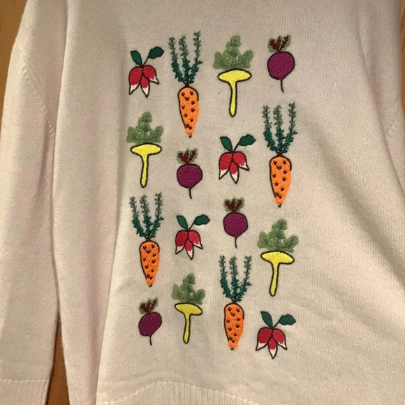KERRI ROSENTHAL good roots vegetable cashmere sweater - Picture 2 of 8